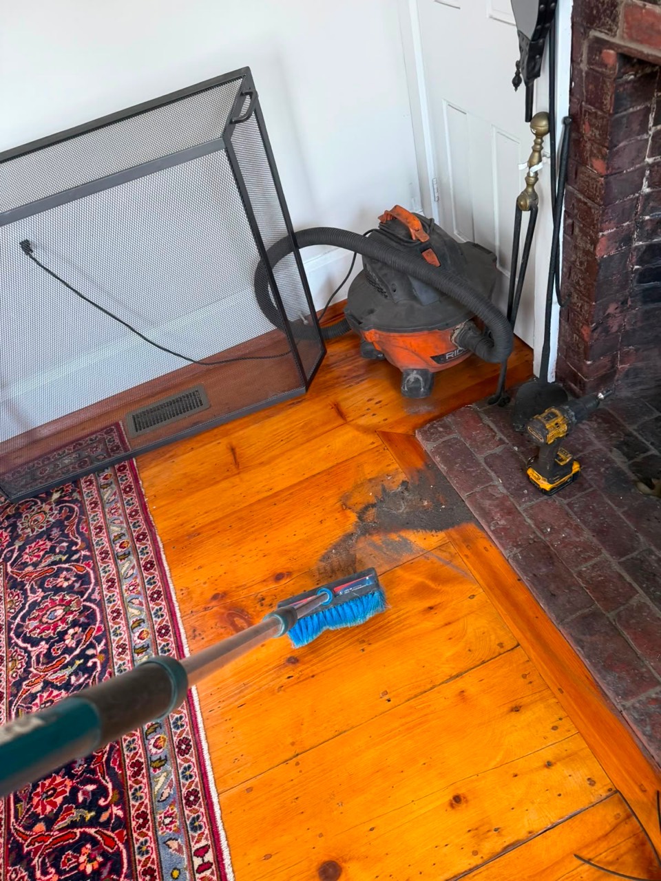 Fireplace sweep cleaning in Rockport MA