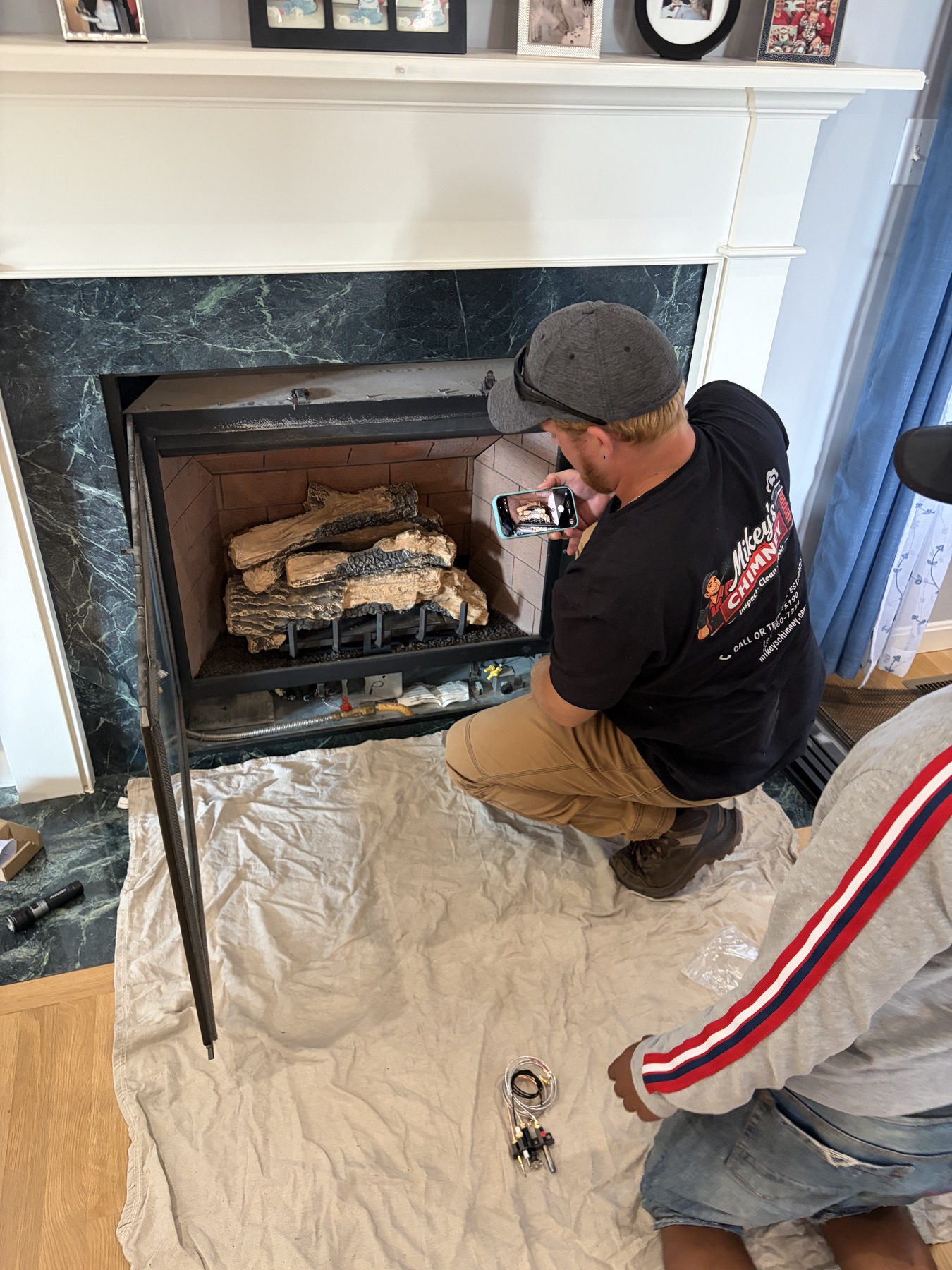 Gas fireplace pilot service in Londonderry NH