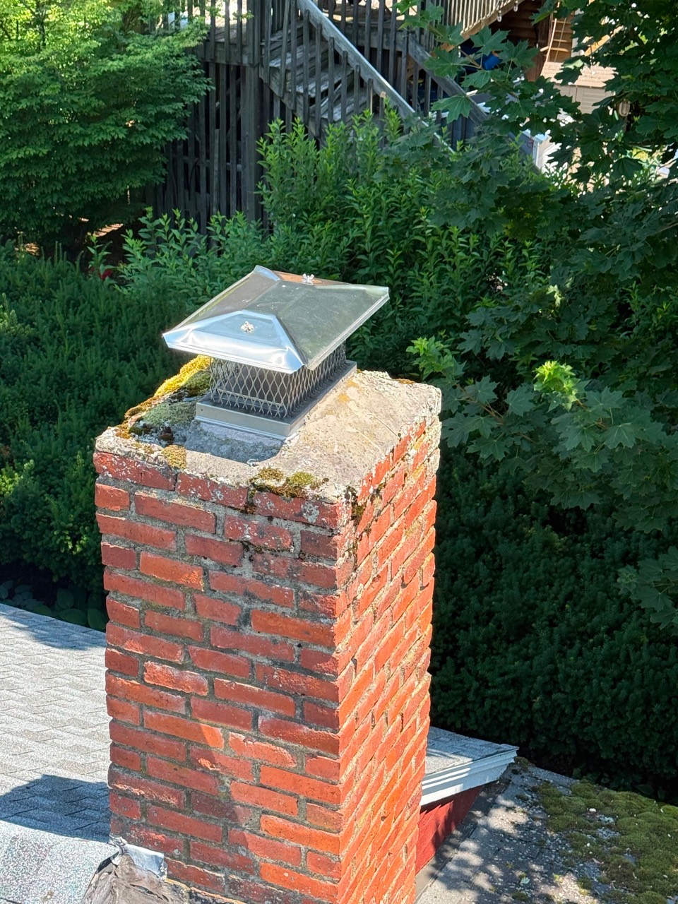 Brick chimney inspection in Marblehead MA
